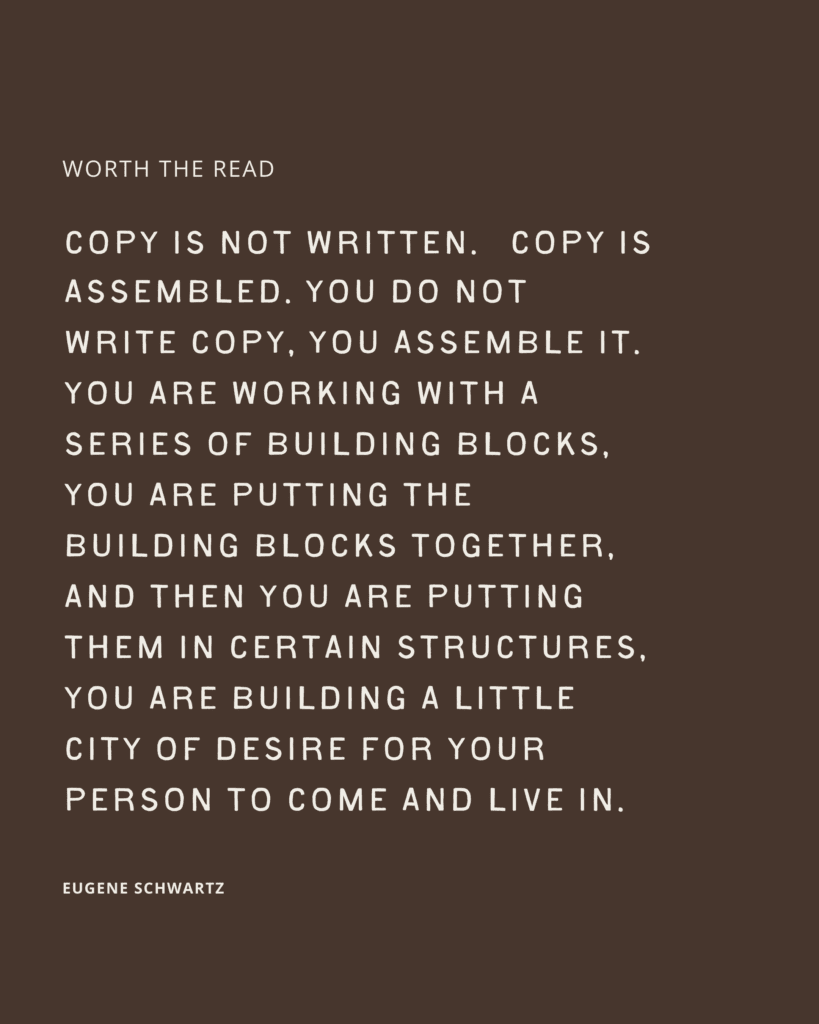 naming a business quote about copy